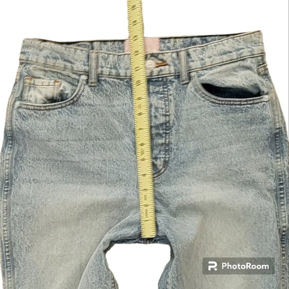 Revice Ex Boyfriend High Waisted Distressed Cheeky Mom Jeans Sz 31 - Picture 9 of 12